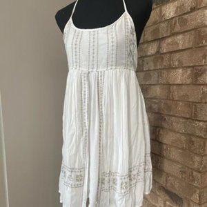 Halter Tie Neck Dress